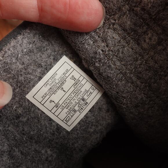 Chaco Boots WMS SZ 7 Gray Hopi Leather Pull On Waterproof Outdoor Casual Winter - Picture 14 of 15